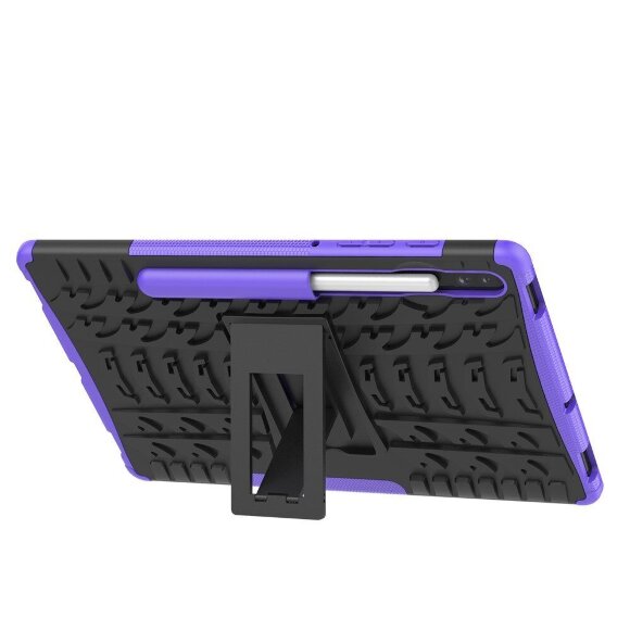Чехол Hybrid Armor для Samsung Galaxy Tab S6 SM-T860 / SM-T865 (черный + фиолетовый) Чехол Hybrid Armor для Samsung Galaxy Tab S6 SM-T860 / SM-T865 (черный + фиолетовый)