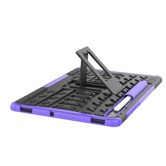 Чехол Hybrid Armor для Samsung Galaxy Tab S6 SM-T860 / SM-T865 (черный + фиолетовый) Чехол Hybrid Armor для Samsung Galaxy Tab S6 SM-T860 / SM-T865 (черный + фиолетовый)