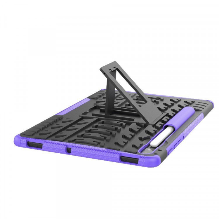 Чехол Hybrid Armor для Samsung Galaxy Tab S6 SM-T860 / SM-T865 (черный + фиолетовый)