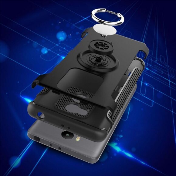 Чехол Hybrid Kickstand для Xiaomi Redmi 4 Pro / 4 Prime (серебряный)