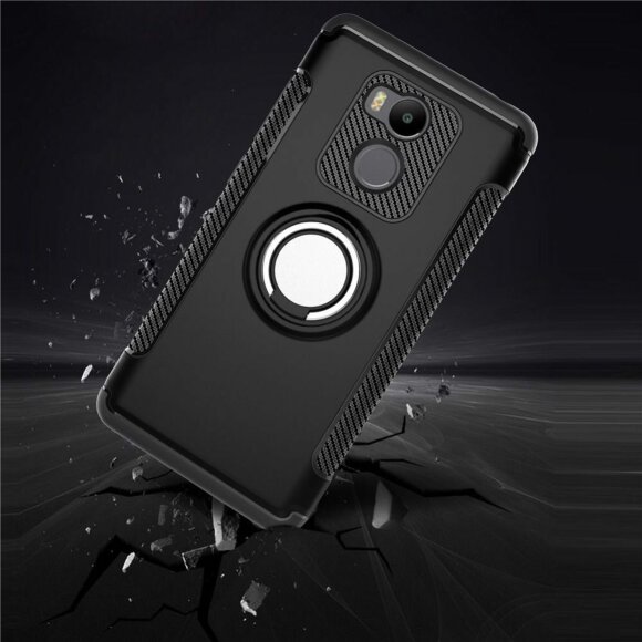 Чехол Hybrid Kickstand для Xiaomi Redmi 4 Pro / 4 Prime (серебряный)