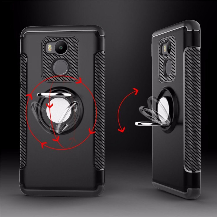 Чехол Hybrid Kickstand для Xiaomi Redmi 4 Pro / 4 Prime (серебряный)