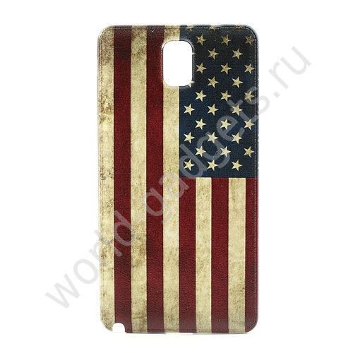 Задняя крышка для Samsung Galaxy Note 3 / N9000 (Retro American Flag)