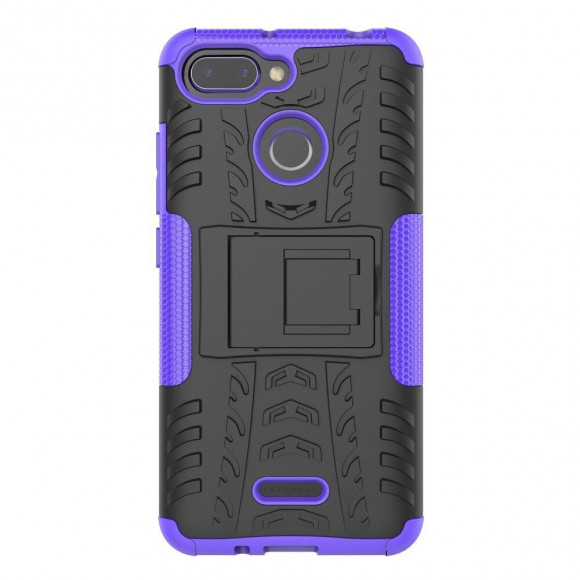 Чехол Hybrid Armor для Xiaomi Redmi 6 (черный + фиолетовый) Чехол Hybrid Armor для Xiaomi Redmi 6 (черный + фиолетовый)