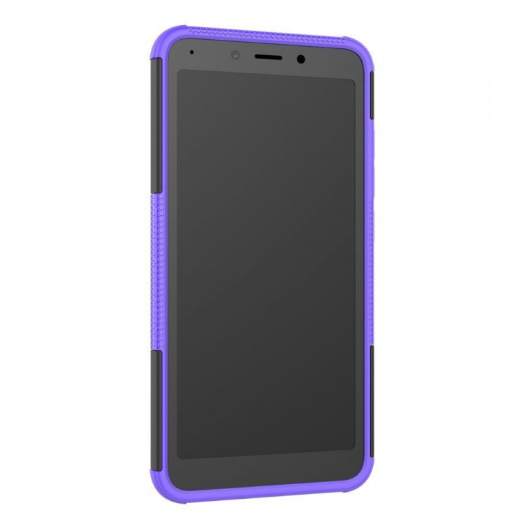 Чехол Hybrid Armor для Xiaomi Redmi 6 (черный + фиолетовый)