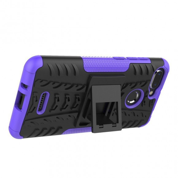 Чехол Hybrid Armor для Xiaomi Redmi 6 (черный + фиолетовый) Чехол Hybrid Armor для Xiaomi Redmi 6 (черный + фиолетовый)