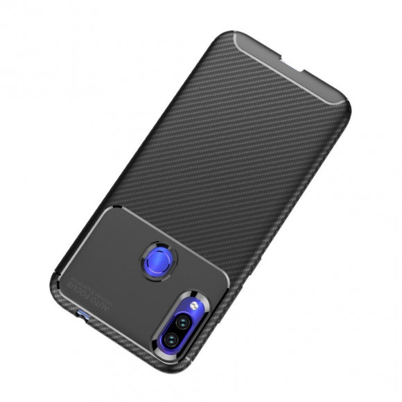 Чехол-накладка Resistant Carbon для Xiaomi Redmi Note 7 / Note 7 Pro (черный)