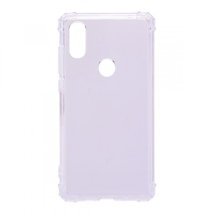 Силиконовый чехол с усиленными бортиками для Xiaomi Mi Mix 2s (прозрачный)