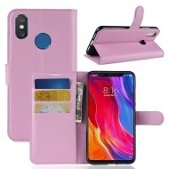Чехол с визитницей для Xiaomi Mi 8 (розовый) Чехол с визитницей для Xiaomi Mi 8 (розовый)