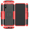 Чехол Hybrid Armor для Xiaomi Redmi 9A (черный + красный)