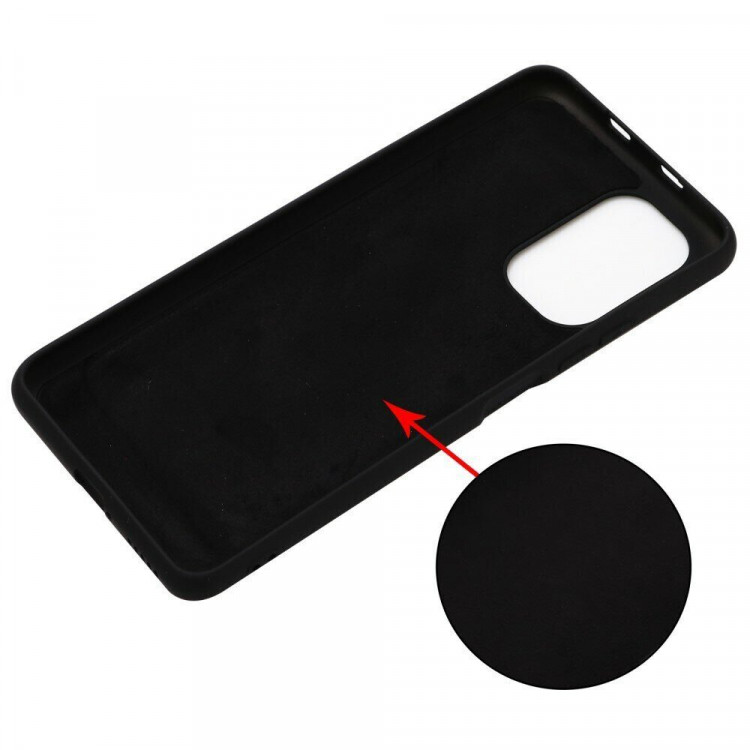 Силиконовый чехол Mobile Shell для Xiaomi Mi 11i / Redmi K40 / Redmi K40 Pro / Xiaomi Poco F3 (черный)
