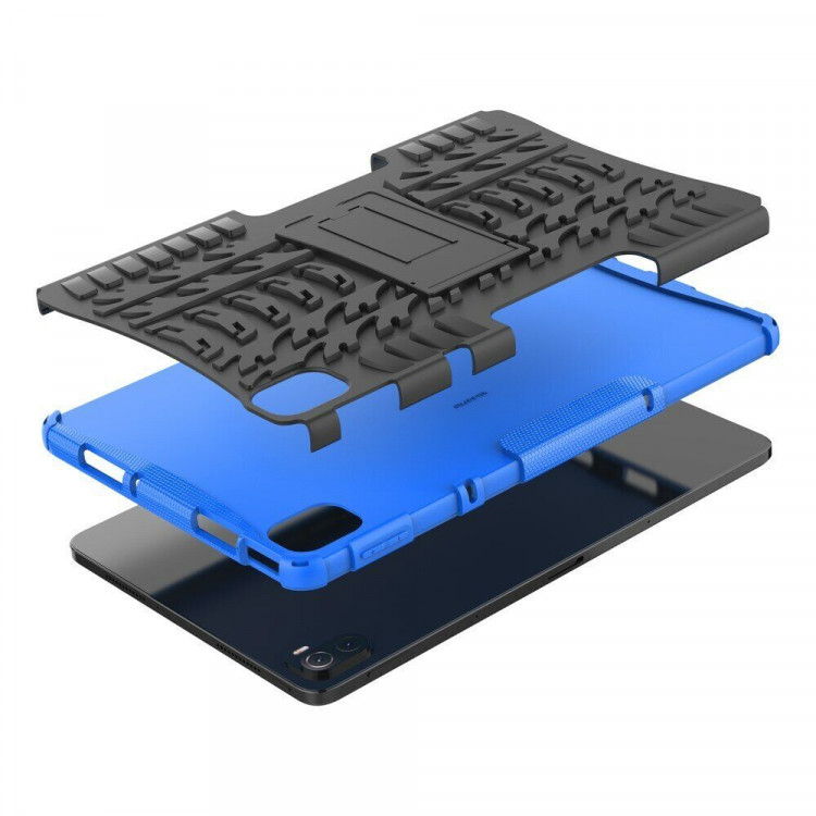 Чехол Hybrid Armor для Xiaomi Pad 5 / Pad 5 Pro (черный + голубой)