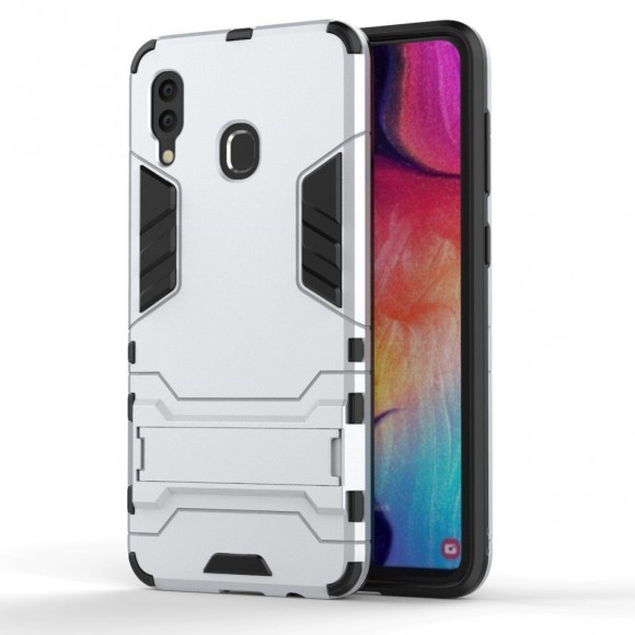 Чехол Duty Armor для Samsung Galaxy A30 / Galaxy A20 (серебряный) Чехол Duty Armor для Samsung Galaxy A30 / Galaxy A20 (серебряный)