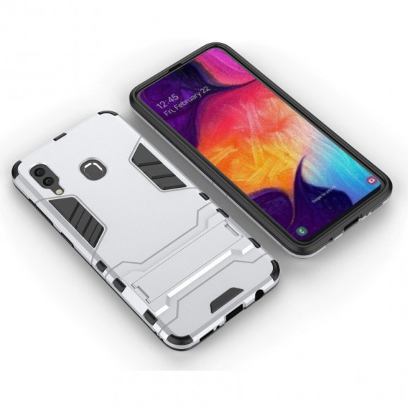 Чехол Duty Armor для Samsung Galaxy A30 / Galaxy A20 (серебряный) Чехол Duty Armor для Samsung Galaxy A30 / Galaxy A20 (серебряный)