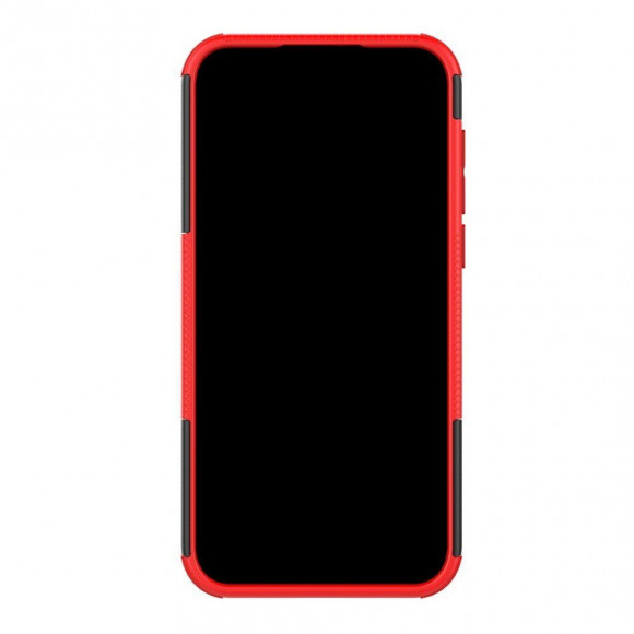 Чехол Hybrid Armor для Huawei Y5 (2019) / Honor 8S (черный + красный)