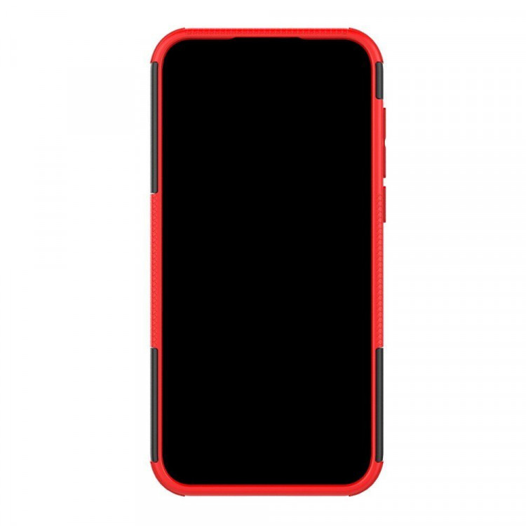 Чехол Hybrid Armor для Huawei Y5 (2019) / Honor 8S (черный + красный)