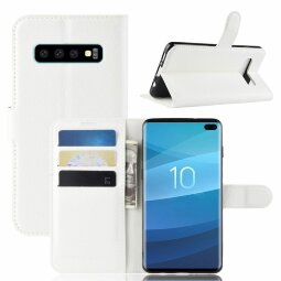 Чехол для Samsung Galaxy S10+ (Plus) (белый)