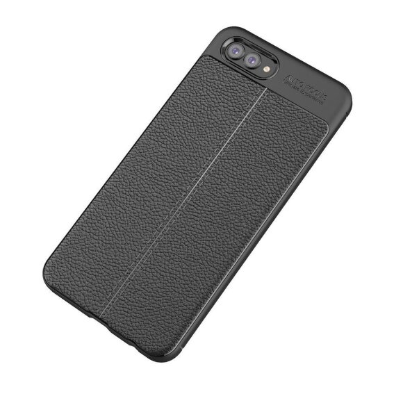 Чехол-накладка Litchi Grain для Huawei Nova 2s (черный) Чехол-накладка Litchi Grain для Huawei Nova 2s (черный)