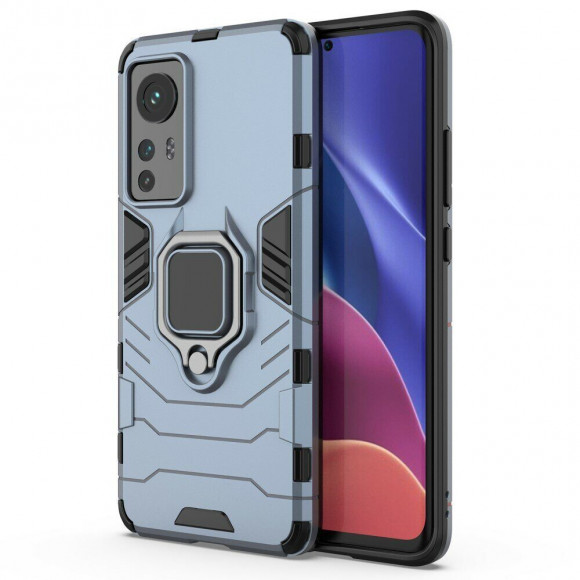 Чехол Armor Ring Holder для Xiaomi 12 / Xiaomi 12X / Xiaomi 12S (темно-синий)