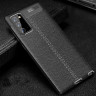 Чехол-накладка Litchi Grain для Samsung Galaxy Note 20 (черный)