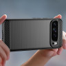 Чехол-накладка Carbon Fibre для Google Pixel 9 Pro XL (черный)