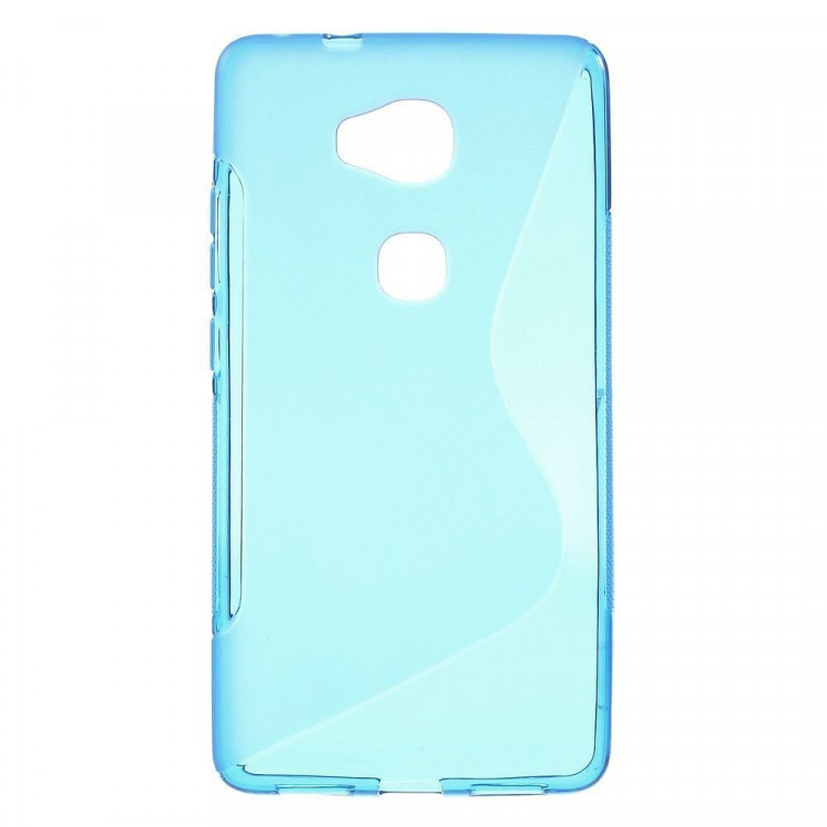 Нескользящий чехол для Huawei Honor 5X (голубой)