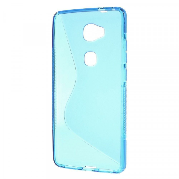 Нескользящий чехол для Huawei Honor 5X (голубой)