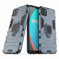 Чехол Armor Ring Holder для Realme C20 / Realme C11 2021 (темно-синий) Чехол Armor Ring Holder для Realme C20 / Realme C11 2021 (темно-синий)