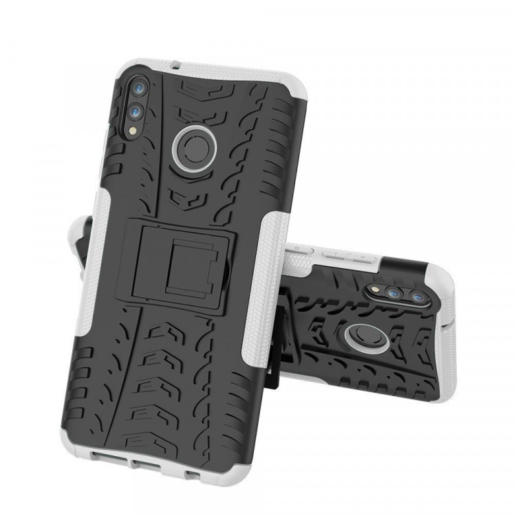 Чехол Hybrid Armor для Huawei Honor 8X Max (черный + белый)