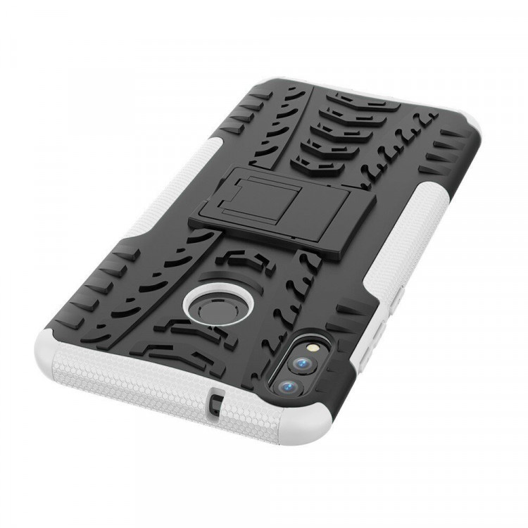 Чехол Hybrid Armor для Huawei Honor 8X Max (черный + белый)