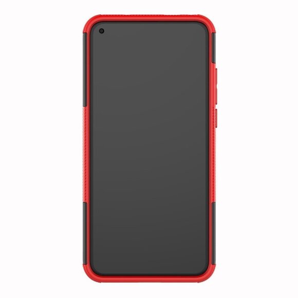 Чехол Hybrid Armor для Huawei Honor View 20 (черный + красный) Чехол Hybrid Armor для Huawei Honor View 20 (черный + красный)