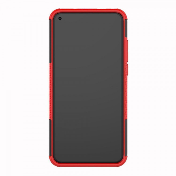 Чехол Hybrid Armor для Huawei Honor View 20 (черный + красный)