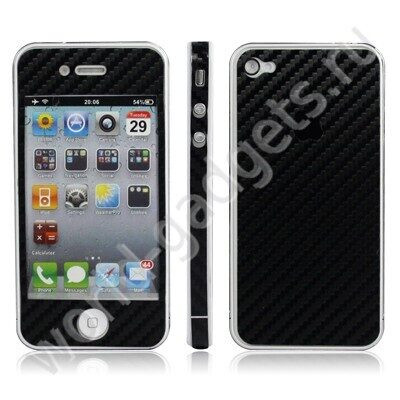 Пленка под карбон для iPhone4/4S