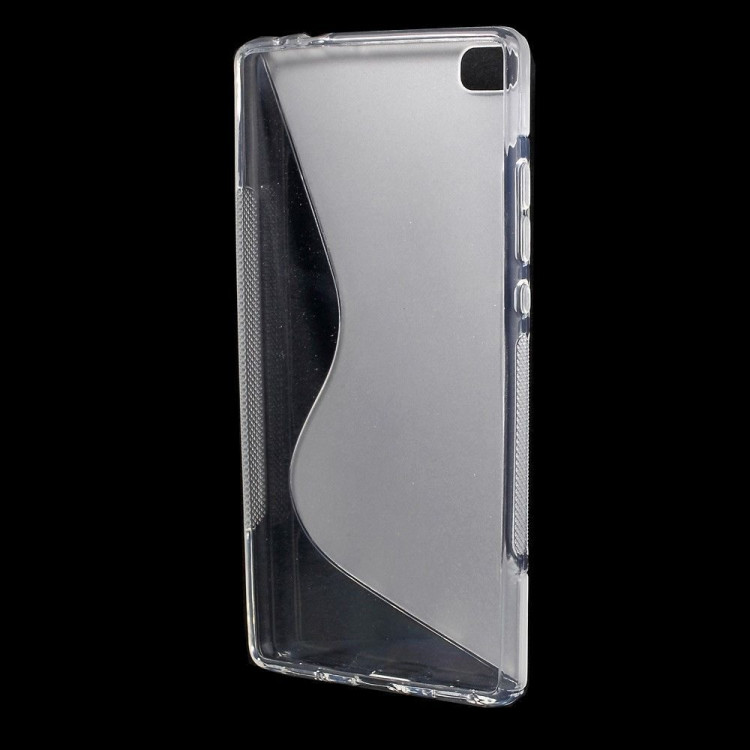 Нескользящий чехол для Huawei P8 (прозрачный)