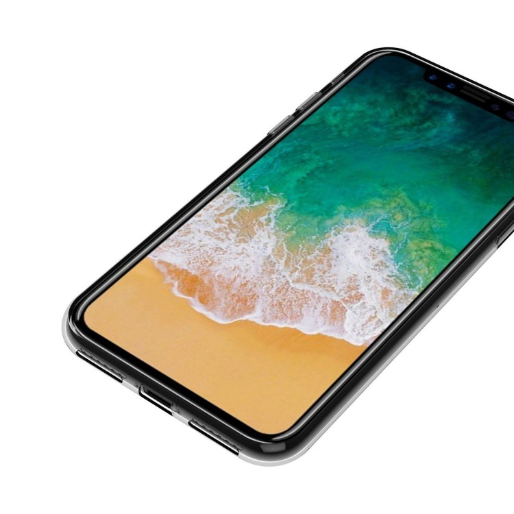 Силиконовый TPU чехол для iPhone X / ХS (прозрачный)