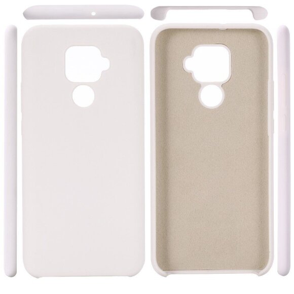Силиконовый чехол Mobile Shell для Huawei Nova 5i Pro / Mate 30 Lite (белый)