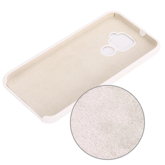 Силиконовый чехол Mobile Shell для Huawei Nova 5i Pro / Mate 30 Lite (белый)