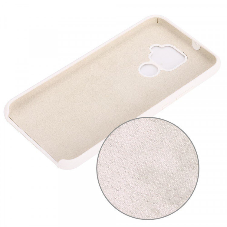 Силиконовый чехол Mobile Shell для Huawei Nova 5i Pro / Mate 30 Lite (белый)