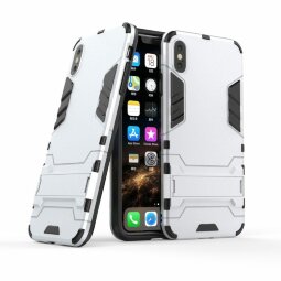 Чехол Duty Armor для iPhone XS (серебряный)