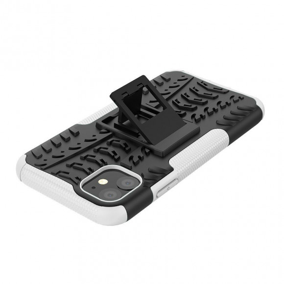 Чехол Hybrid Armor для iPhone 11 (черный + белый) Чехол Hybrid Armor для iPhone 11 (черный + белый)