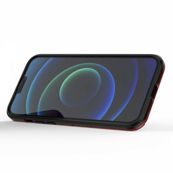 Чехол Armor Ring Holder для iPhone 13 Pro Max (красный)