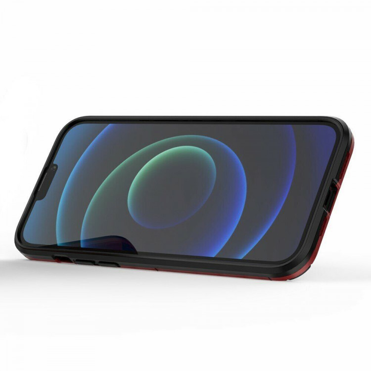 Чехол Armor Ring Holder для iPhone 13 Pro Max (красный)