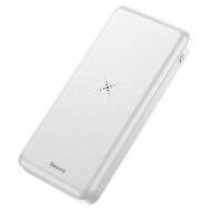 Беспроводной внешний аккумулятор Baseus 10000 mAh (белый) Беспроводной внешний аккумулятор Baseus 10000 mAh (белый)