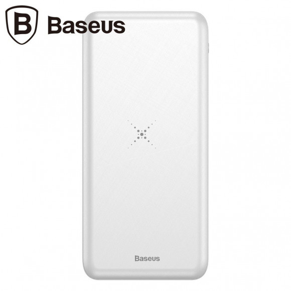 Беспроводной внешний аккумулятор Baseus 10000 mAh (белый) Беспроводной внешний аккумулятор Baseus 10000 mAh (белый)