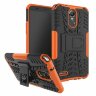 Чехол Hybrid Armor для LG Stylus 3 M400DY (черный + оранжевый)