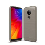 Чехол-накладка Carbon Fibre для Motorola Moto G7 Power (серый) Чехол-накладка Carbon Fibre для Motorola Moto G7 Power (серый)