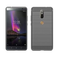 Чехол-накладка Carbon Fibre для Lenovo Phab 2 Plus (серый) Чехол-накладка Carbon Fibre для Lenovo Phab 2 Plus (серый)