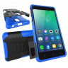 Чехол Hybrid Armor для Lenovo Vibe P1m (черный + голубой)