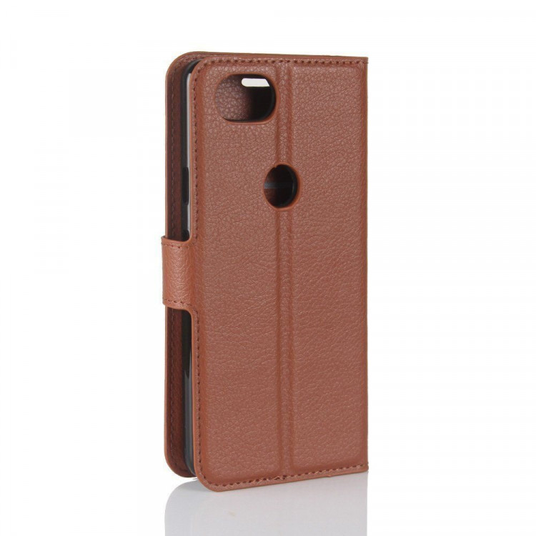 Чехол с визитницей для Google Pixel 2 (коричневый)