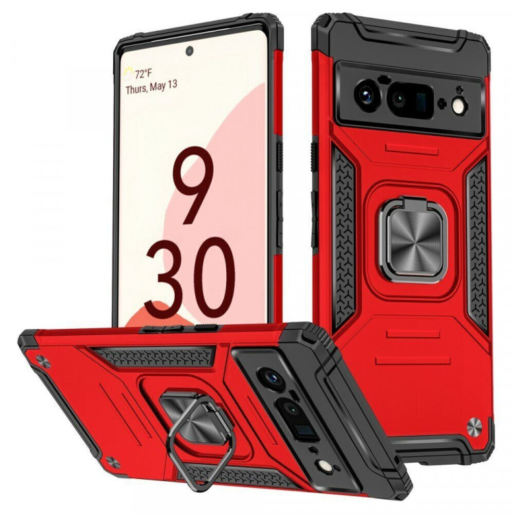 Чехол-накладка Shock-Absorption для Google Pixel 6 Pro (красный)